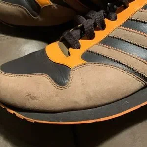 vintage adidas ZXZ+ brown orange tan sneakers. ULTRA RARE SAMPLE SHOE. M9 W11 adidas | Shoes | Vintage Adidas Zxz Brown Orange Tan  main image 3